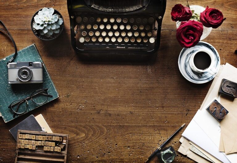 typewriter, alphabet, vintage, historic, author, document, keyboard, old, publish, retro, story, typescript, wooden table, working, write, writer