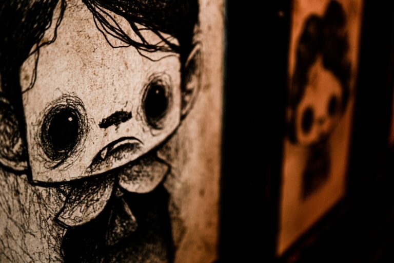 a close up of a skull