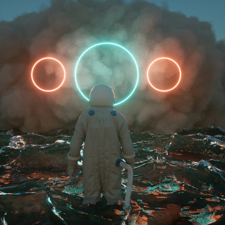 a person in a white suit